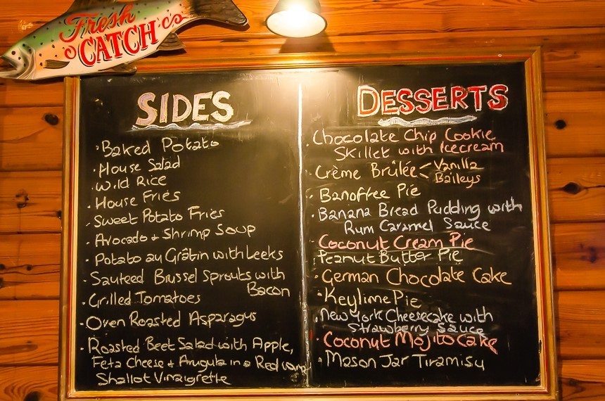 Sides & Desserts Menu